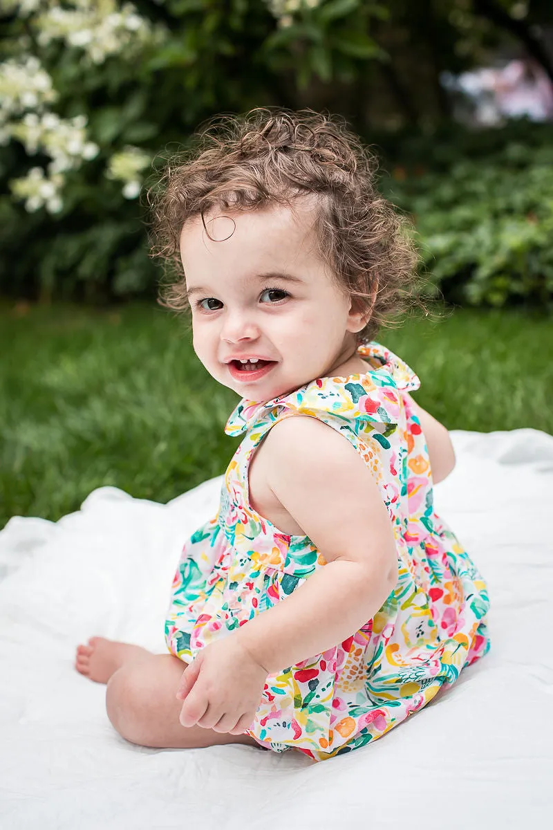 Tropical Floral Romper