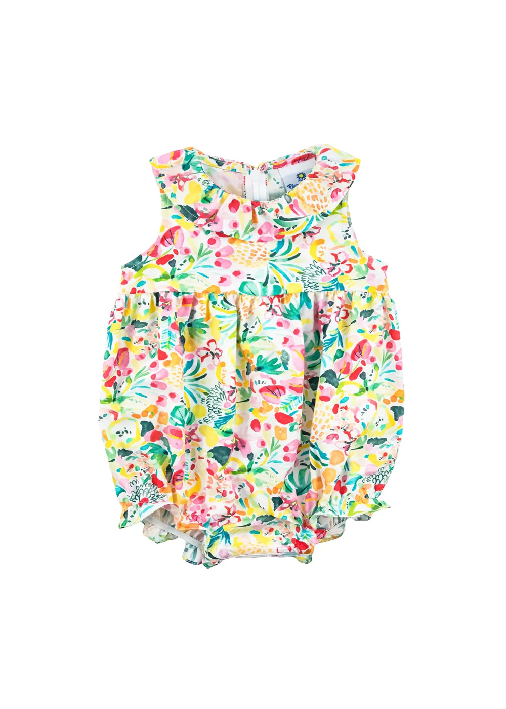 Tropical Floral Romper