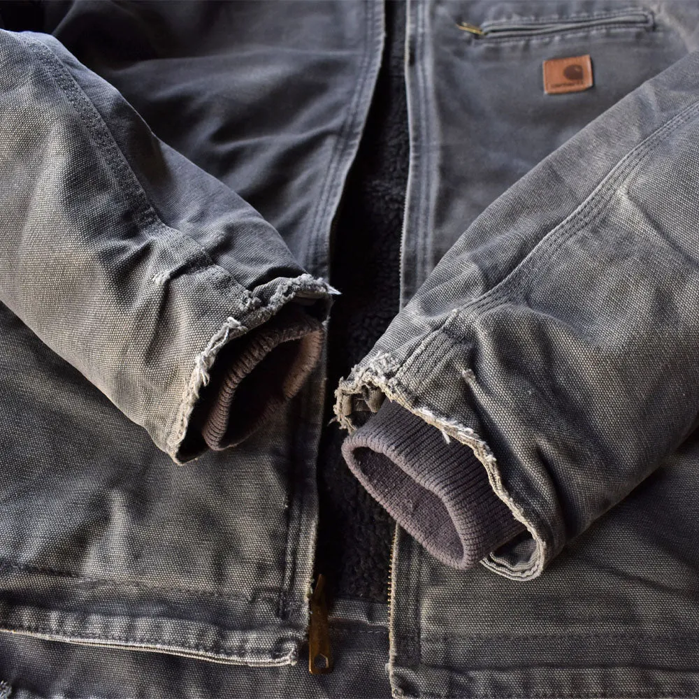 Y2K Carhartt ボアライナー フード付き デトロイトジャケット 240119
